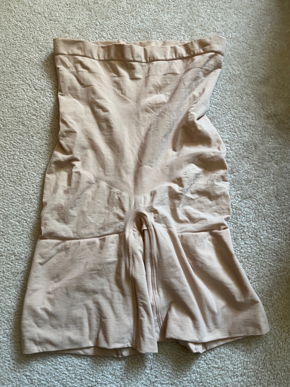 SPANX Sculpting High-Waist Shaping Shorts in Nude